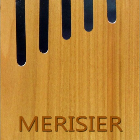 Grande kalimba plate électro-acoustique. Table en merisier